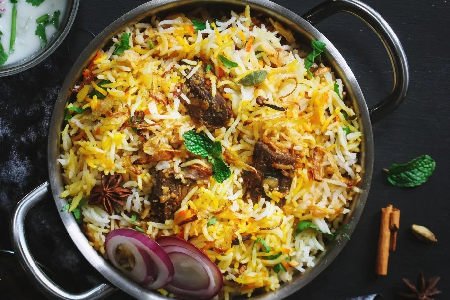 Beef Biryani at Spicy Bite, Saskatoon